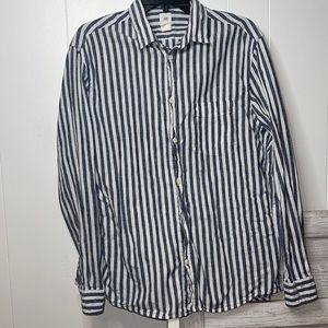 Men’s striped button down H&M